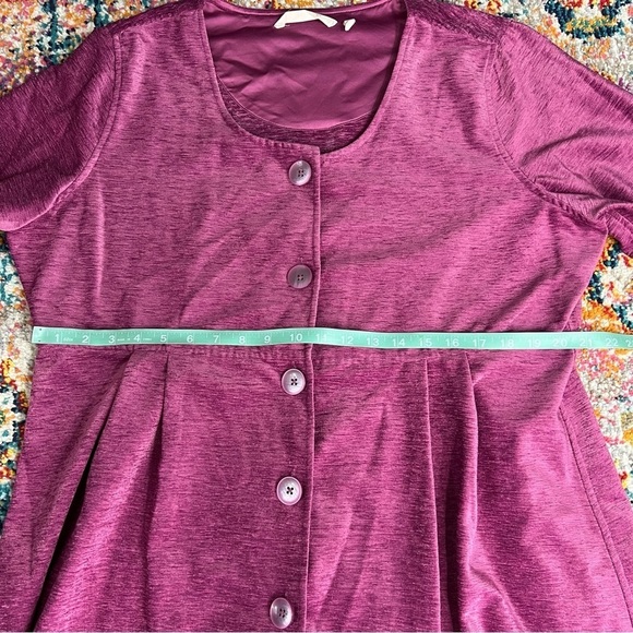 Soft Surroundings‎ Fiona Shirt Button Front Shacket Tunic Blouse Top - Picture 11 of 11